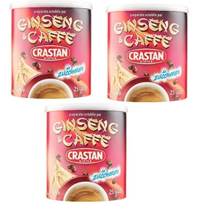 Abbildung von Crastan Instant Ginseng &amp; Kaffee Drink (200 gr 25 Tassen) Original aus Italien!