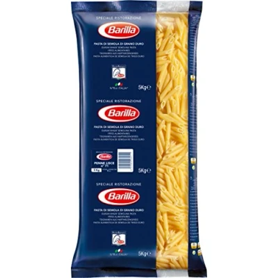 Abbildung von Barilla Hartweizen Pasta Penne Lisce n. 71 1er Pack (1x5kg)