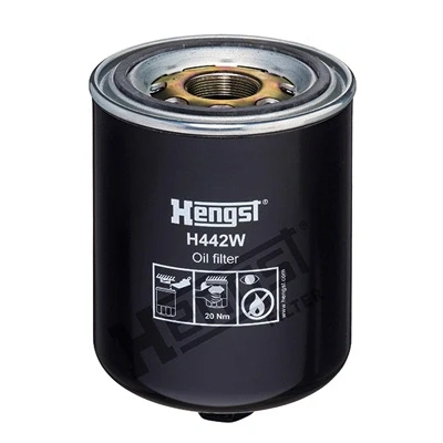 Abbildung von HENGST FILTER H442W Ölfilter 1 1/2 16 U Anschraubfilter