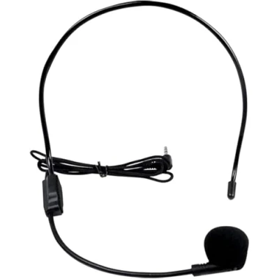 Abbildung von Norwii kabelgebundenes Headset Mikrofon für Sprachverstärker, flexibel einstellbares nur Mikrofon, Sprachverstärker nicht im Lieferumfang enthalten