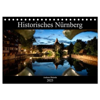 Abbildung von Historisches Nürnberg (Tischkalender 2025 DIN A5 quer), CALVENDO Monatskalender