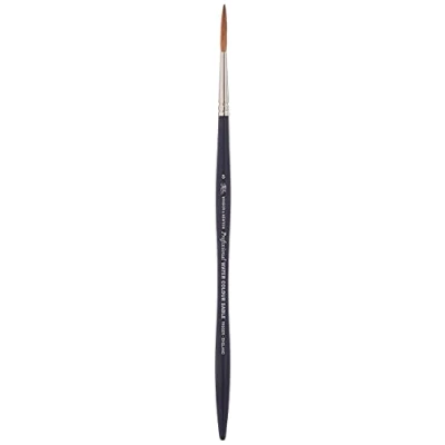 Abbildung von Winsor &amp; Newton 5069005 Professional Sable Aquarell Pinsel aus Kolinski Marderhaar für ausgezeichnete Farbtragekapazität, Sprungkraft, Punktgenauigkeit Schlepper Nr. 5 3 mm kurzer Stiel
