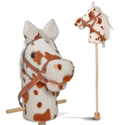 Abbildung von Pink Papaya Steckenpferd Steckenpferd, Hobby Horse mit Sounds, inkl. Halfter, Rollen