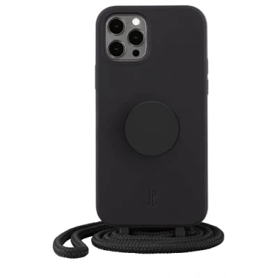 Abbildung von PopSockets Handyhülle mit Kette Schwarz iPhone 12 Pro Max
