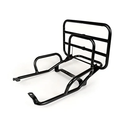 Abbildung von MOTONOSTRA Gepäckträger schwarz klappbar hinten kompatibel für Vespa PK S, XL, XL2 Automatik, XLS, SS