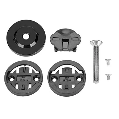 Abbildung von Tbest Bike Mount, Halterung Vorbau,Fahrrad Computer Halter Headset Top,Rennrad Mountainbike Mount Stem Verlängerung Stoppuhr GPS Tachometer Montieren Für Cat Eye