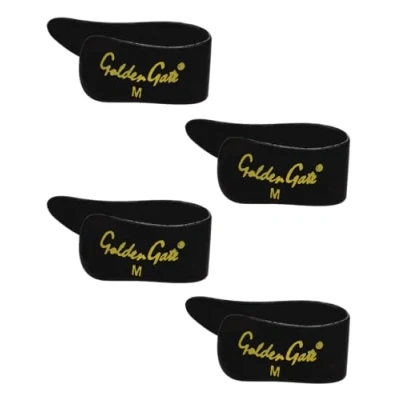 Abbildung von Golden Gate GP 3B 4PK Daumenplektren Schwarz Medium