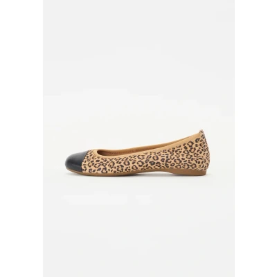 Abbildung von Gabor Klassischer Ballerina, Damen, Größe: 40, Natur/schwarz Schuhe