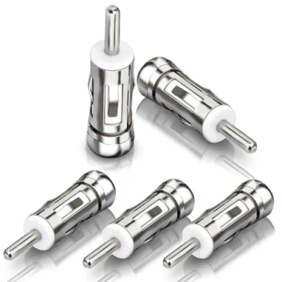 Abbildung von Eightwood AM/FM Autoradio Antennenadapter Kupplung ISO Buchse auf Din Stecker 5 Stücke