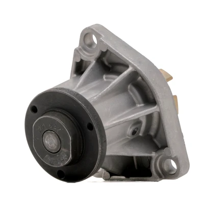 Abbildung von SKF VKPC 85613 Wasserpumpe mit Dichtungen Stahlblech für Keilrippenriementrieb OPEL: Calibra A, Omega B Caravan, Vectra SAAB: 9 5 Limousine
