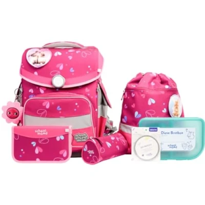 Abbildung von School Mood Timeless Pro Klara Hasen rot Schulranzen Modell 2024/25