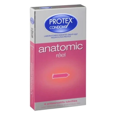 Abbildung von «Anatomic Réel» konturierte Kondome aus Frankreich (6 Kondome) 6 St