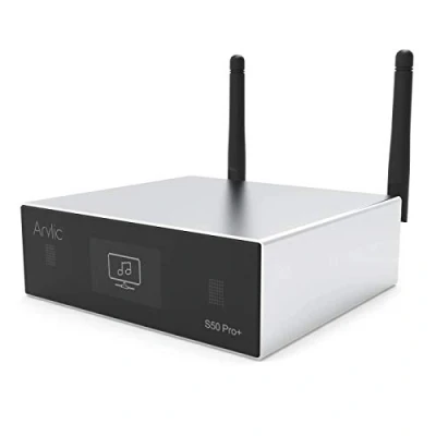 Abbildung von Arylic S50 Pro+ WiFi &amp; Bluetooth Audio Empfänger Multiroom Airplay DLNA 24bit 192 kHz Samplerate WLAN/LAN Verbindung Lautsprecher Musik Streamen
