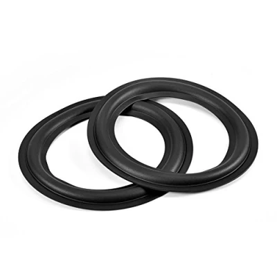 Abbildung von Cuifati 156 mm Lautsprecherschaum Surround Reparatursatz, mm, perforierte Gummikantenringe Ersatzteile Lautsprecherreparatur DIY Lautsprecher Reparatur Gummikantenersatz