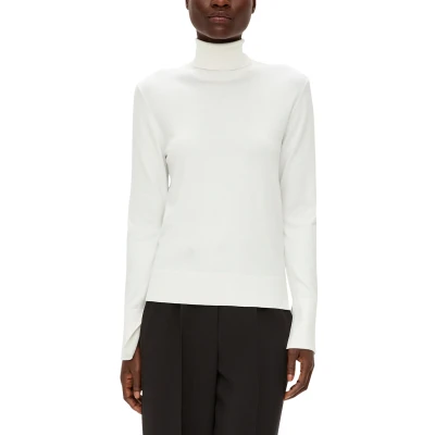 Abbildung von s.Oliver Black Label Rollkragen AUS MIX Strickpullover, Damen, Größe: 48, Ecru