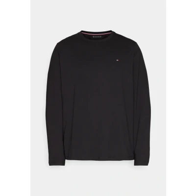 Abbildung von Tommy Hilfiger SLIM FIT TEE Langarmshirt, Herren, Größe: 4XL, Black
