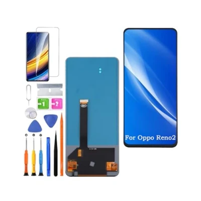 Abbildung von HLYGZX Ersatz Display für Oppo Reno2 LCD Bildschirm TFT, Reno 2 CPH1907 Touch Digitizer Assembly Reparaturteile Kit(Ohne Fingerabdruck)