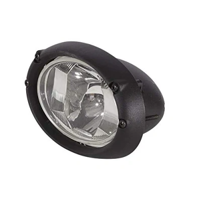 Abbildung von HELLA Halogen Arbeitsscheinwerfer Oval 100 24V / 12V Einbau/Schraubanschluss Zweipunktbefestigung weitreichende Ausleuchtung Stecker: AMP 1GA 996 361 431