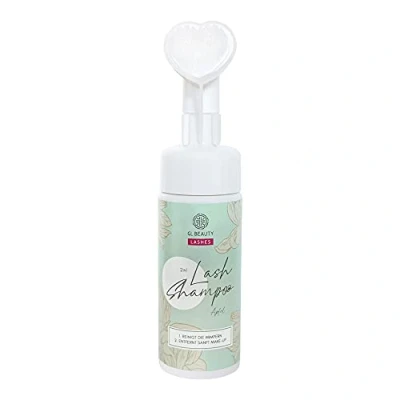 Abbildung von Reinigungsschaum zur Reinigung der Wimpernverlängerung, Lash Shampoo, Wimpernschaum, Wimpernshampoo (Apfel, 150 ml)