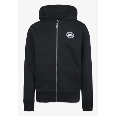 Abbildung von Converse Chest Unisex Sweatjacke für Kinder, Größe: 132/147, Black