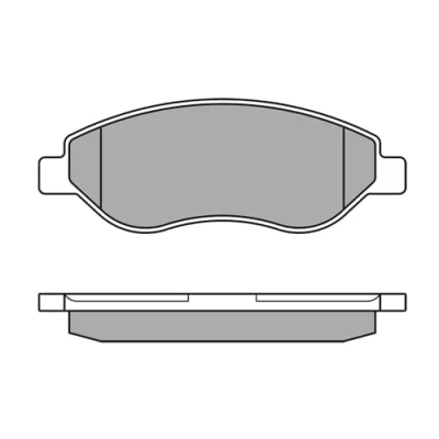 Abbildung von MEYLE 025 245 5019/W Bremsbelagsatz ORIGINAL Quality Vorderachse mit akustischer Verschleißwarnung Anti Quietsch Blech OPEL: Corsa D Schrägheck