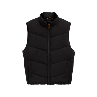 Abbildung von TOM Tailor Denim LOGO Weste, Herren, Größe: Small, Black