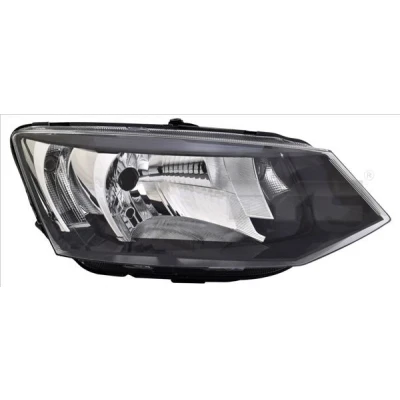 Abbildung von TYC 20 15027 05 2 Scheinwerfer rechts H4, P21W mit Tagfahrlicht für Rechtsverkehr Elektromotor SKODA: Fabia III Schrägheck, Kombi