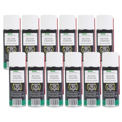 Abbildung von KOKA 12x Starthilfe Spray 400ml Kalt Start Auto Motor Pilot Starter