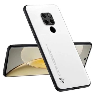 Abbildung von Topme Handyhülle Kompatibel mit Huawei Mate20 (6.53&quot;) Sicherer und Stilvoller Schutz Weiß