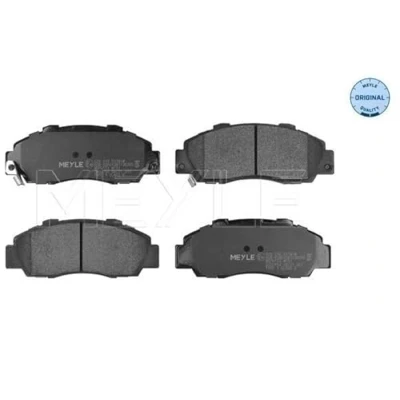 Abbildung von MEYLE 025 216 5118/W Bremsbelagsatz ORIGINAL Quality Vorderachse mit akustischer Verschleißwarnung Anti Quietsch Blech HONDA: ACCORD 5 Aerodeck