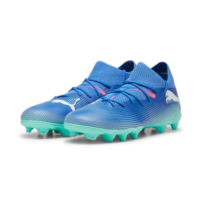 Abbildung von Puma Future 7 Match FG/AG Unisex Fußballschuh Nocken für Kinder, Größe: 38.5, Bluemazing/white/electric peppermint Schuhe