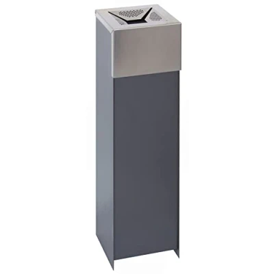 Abbildung von ARREGUI Geo E 2441 Standaschenbecher für Draußen Standascher Säulenascher Aschenbecher Säule Terrassen, Bars oder Raucherzonen im Außenbereich 75,5 x 20,5 20,7 cm, Mittel