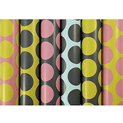 Abbildung von Clairefontaine 211412AMZC Geschenkpapier, 10 Rollen Excellia, 5 m x 70 cm, 80 g, verschiedene Motive