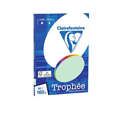 Abbildung von Clairefontaine Groen A4 160 grams (50 vel) Farbiges Papier