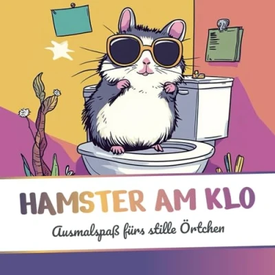 Abbildung von Hamster am Klo: Das Ausmalbuch fürs stille Örtchen