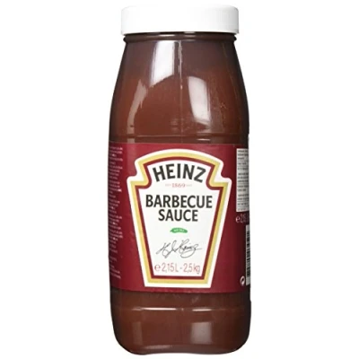 Abbildung von Heinz Barbecue Sauce Rauchig würzige Grillsauce in Plastikkanne 2 x 2,15 l