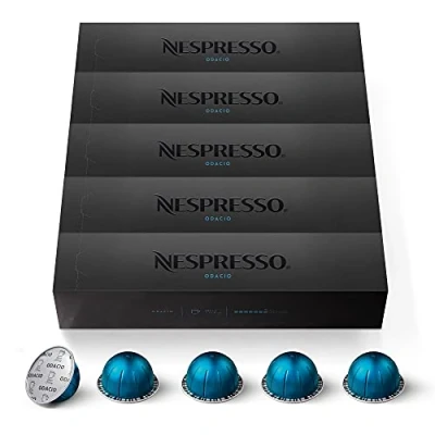 Abbildung von NESPRESSO VERTUO Odacio Arabica Kaffee mittlerer Röstung Ideal für den großen Kaffeebecher (230ml) Kompatibel mit Kapselmaschinen 50 Kapseln