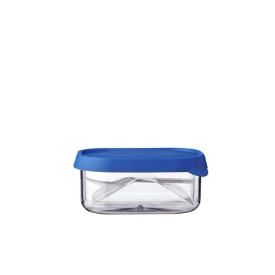 Abbildung von Mepal Obstbox Take a Break zum Mitnehmen für frisches Obst Box mit kleiner Obstgabel Passt perfekt in die Lunchbox 250 ml Vivid Blue