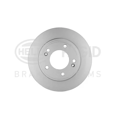Abbildung von HELLA PRO High Carbon 8DD 355 129 451 Bremsscheibe 262 10 05/07 114,3 voll beschichtet hochgekohlt ohne Radbefestigungsbolzen, Radnabe