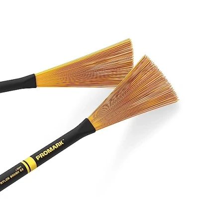 Abbildung von ProMark Leichte Nylonbürste 5B Gelb Jazzbürste Drahtbürste für Snare Drums Nylon Drum Brush