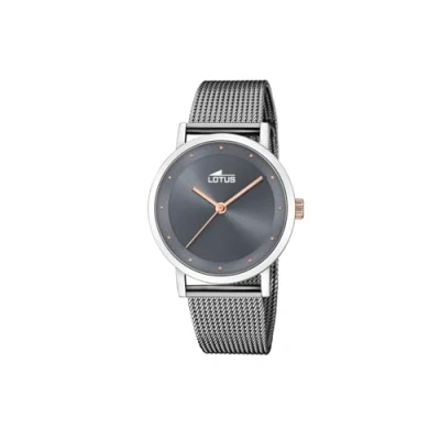 Abbildung von Lotus Damen Analog Quarz Uhr mit Edelstahl Armband 18878/3