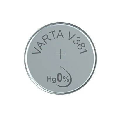 Abbildung von VARTA Knopfzelle Silberoxid Uhrenbatterie &quot;V381&quot; VARTA, 45mA, 1,55V, 1er Blister