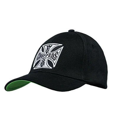 Abbildung von WEST COAST CHOPPERS Unisex Snapback Cap OG Cross Round Bill, Farbe:Black, Größe:one Size
