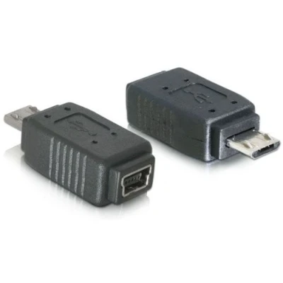 Abbildung von shortix USB Adapter Mini B (Buchse) auf Micro (Stecker)