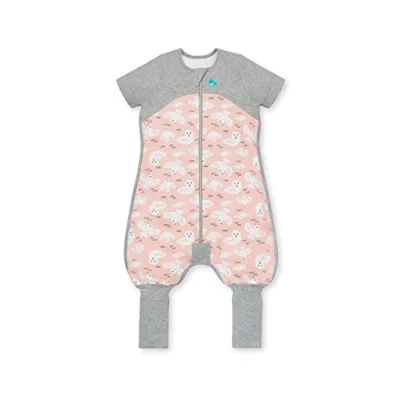 Abbildung von Love To Dream Schlafsack mit Füßen, 24 36 Monate, idealer Stoff für milde Temperaturen (18 24C), statt Bettdecke, Schlafanzug Baby Winter, Babyschlafsack, Rosa