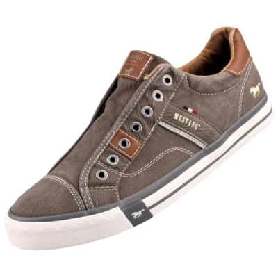 Abbildung von MUSTANG Herren Canvas Sneaker Grau EU 46