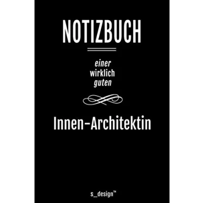 Abbildung von Notizbuch für Innen Architekten / Architekt Architektin: Originelle Geschenk Idee [120 Seiten kariertes blanko Papier]