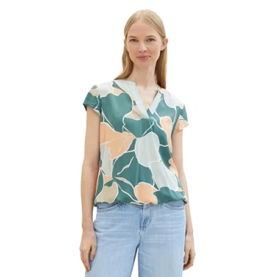 Abbildung von TOM Tailor Bluse, Damen, Größe: 40, Abstract flower print