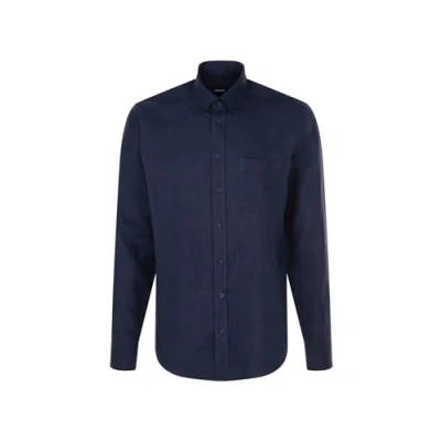 Abbildung von Seidensticker Herren Regular Fit Langarm Hemd, Dunkelblau, S