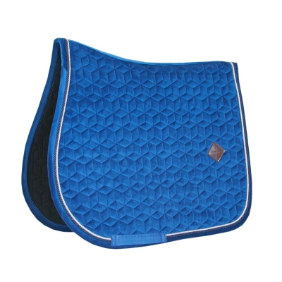 Abbildung von Kentucky Schabracke Basic Fluwelen Springen Navy Warmblut